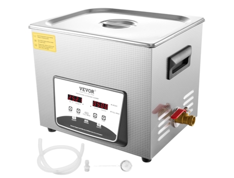 Máquina profesional de limpieza de joyas con limpiador ultrasónico de 10 litros VEVOR