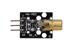 Unidades De Módulo Transmisor De Sensor Láser Ky-008 De 5 V Para Proyectos De Sensores Láser De Bricolaje.