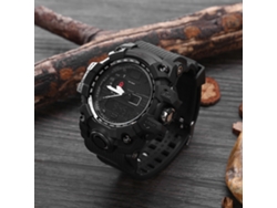 Reloj Deportivo Multifuncional Smael Con Doble Pantalla, Resistente Al Agua Hasta 50 M Y Led.