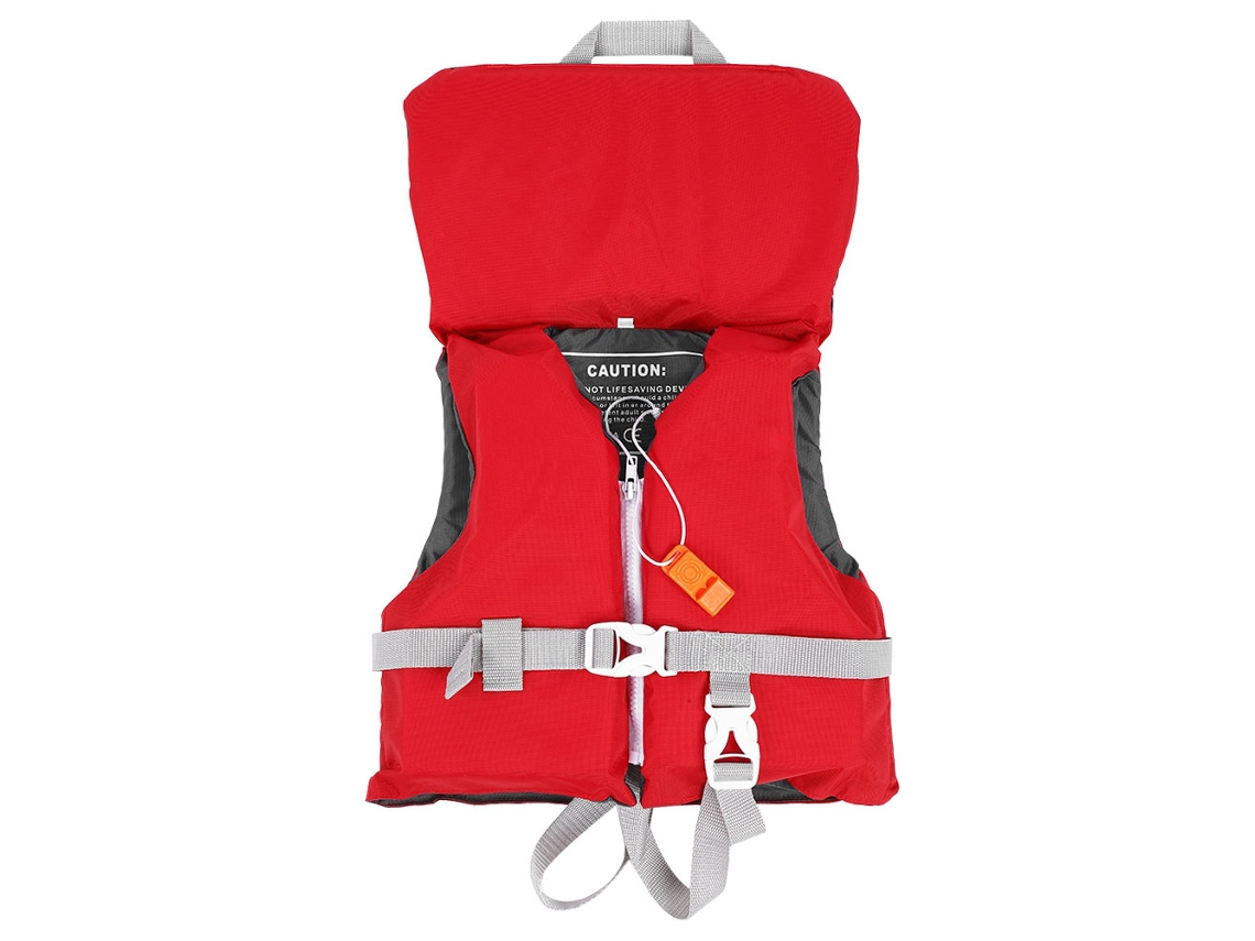 Chaleco salvavidas reutilizable para niños para natación y navegación (rojo M)