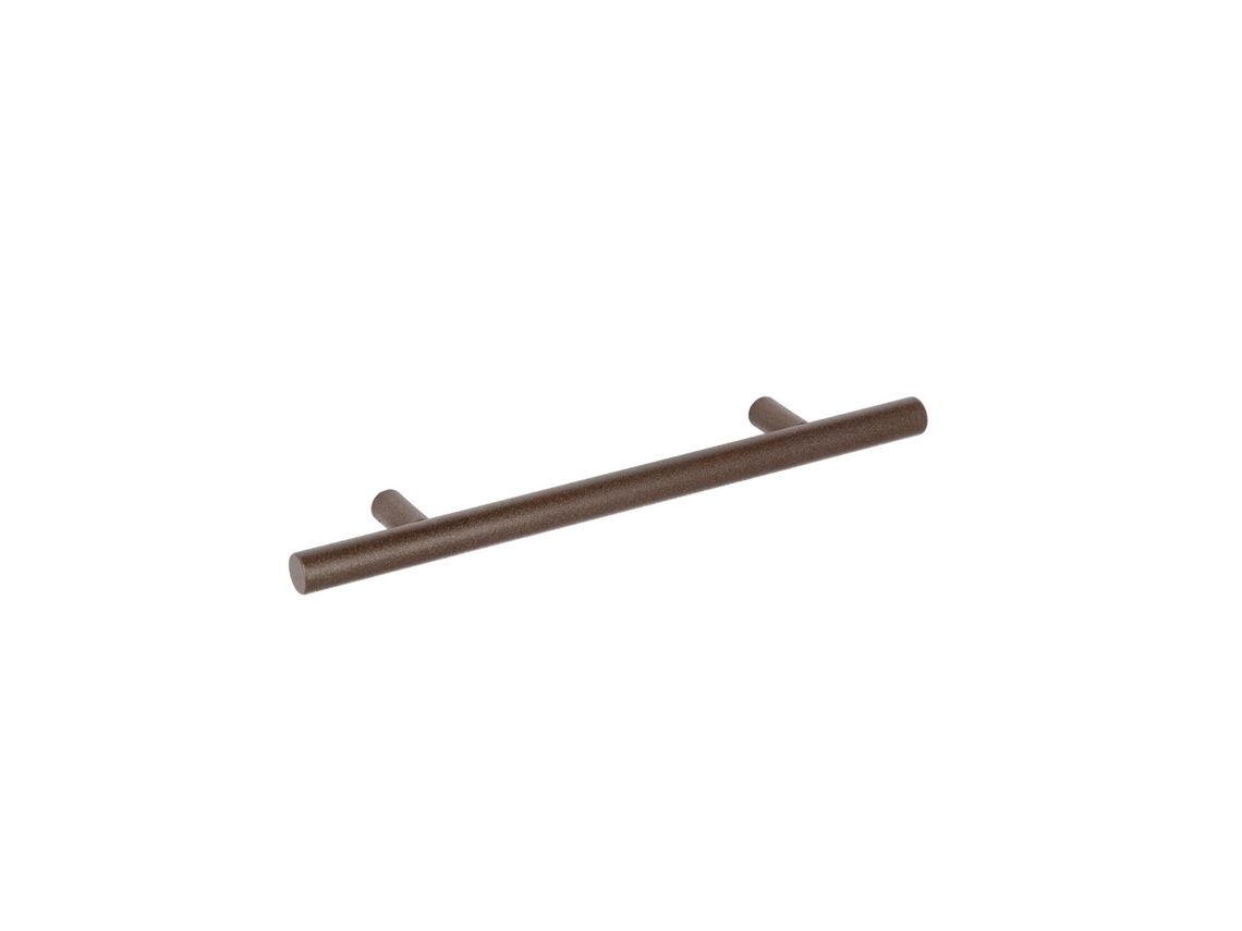 Tirador de acero inoxidable para muebles, distancia entre centros de 128 mm, acabado en hierro oxidado, juego de 6 unidades, HARDWAREXCHANGE