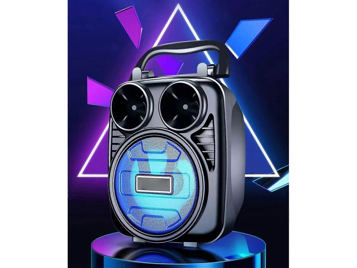 Altavoz Bluetooth Yunzii con alto volumen, graves potentes y funciones multifuncionales; altavoz inalámbrico portátil para áreas al aire libre.