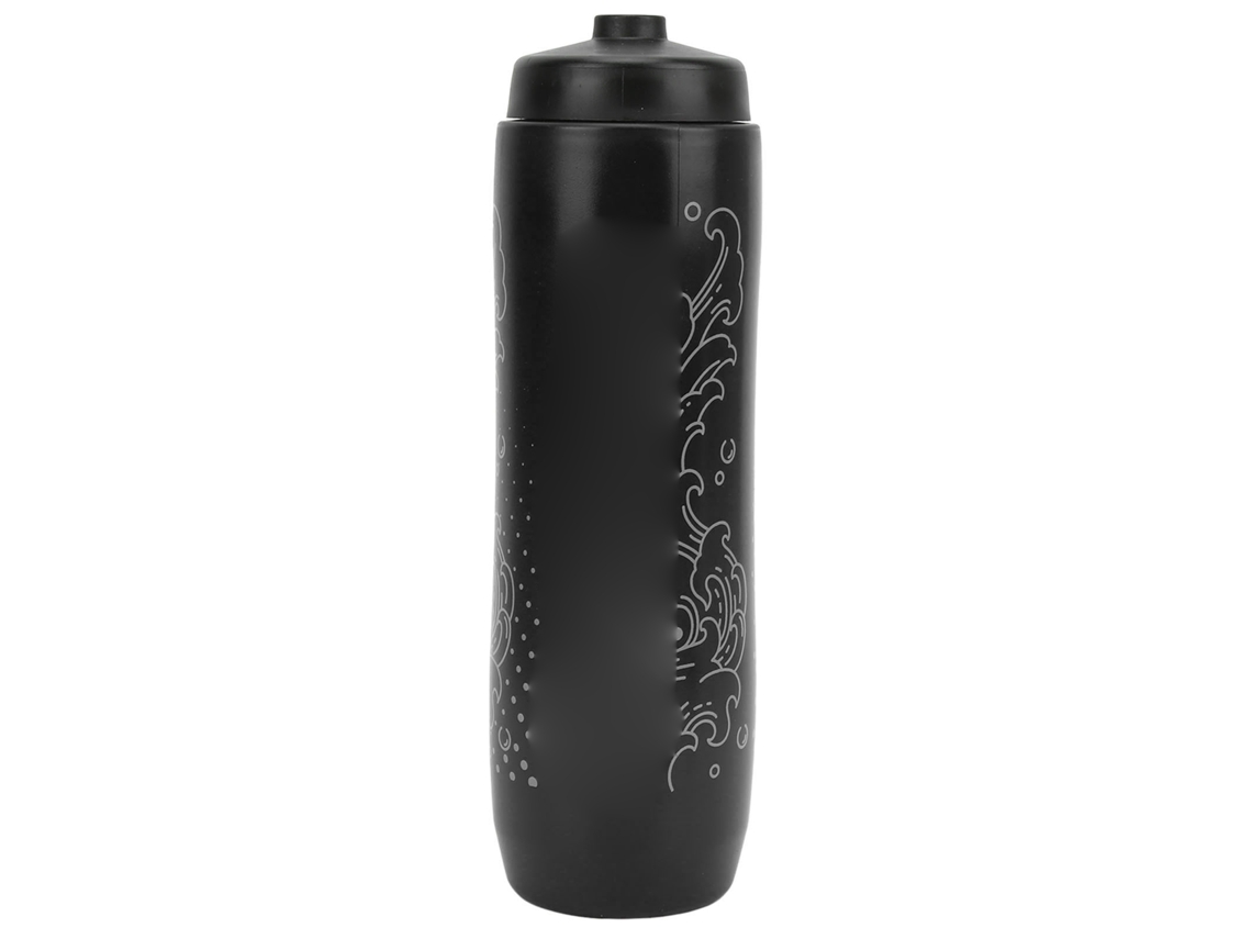 Botella De Agua Pp5 De Alta Capacidad De 1000 Ml Para Ciclismo, Camping Y Deportes Al Aire Libre - Negra
