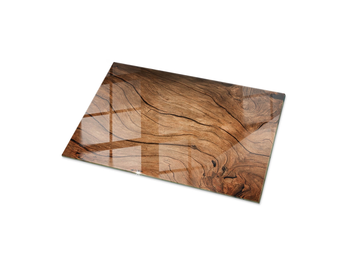 Tablero de mesa rectangular de Espelharte (100 x 70 cm - Diseño de madera natural - Marrón)