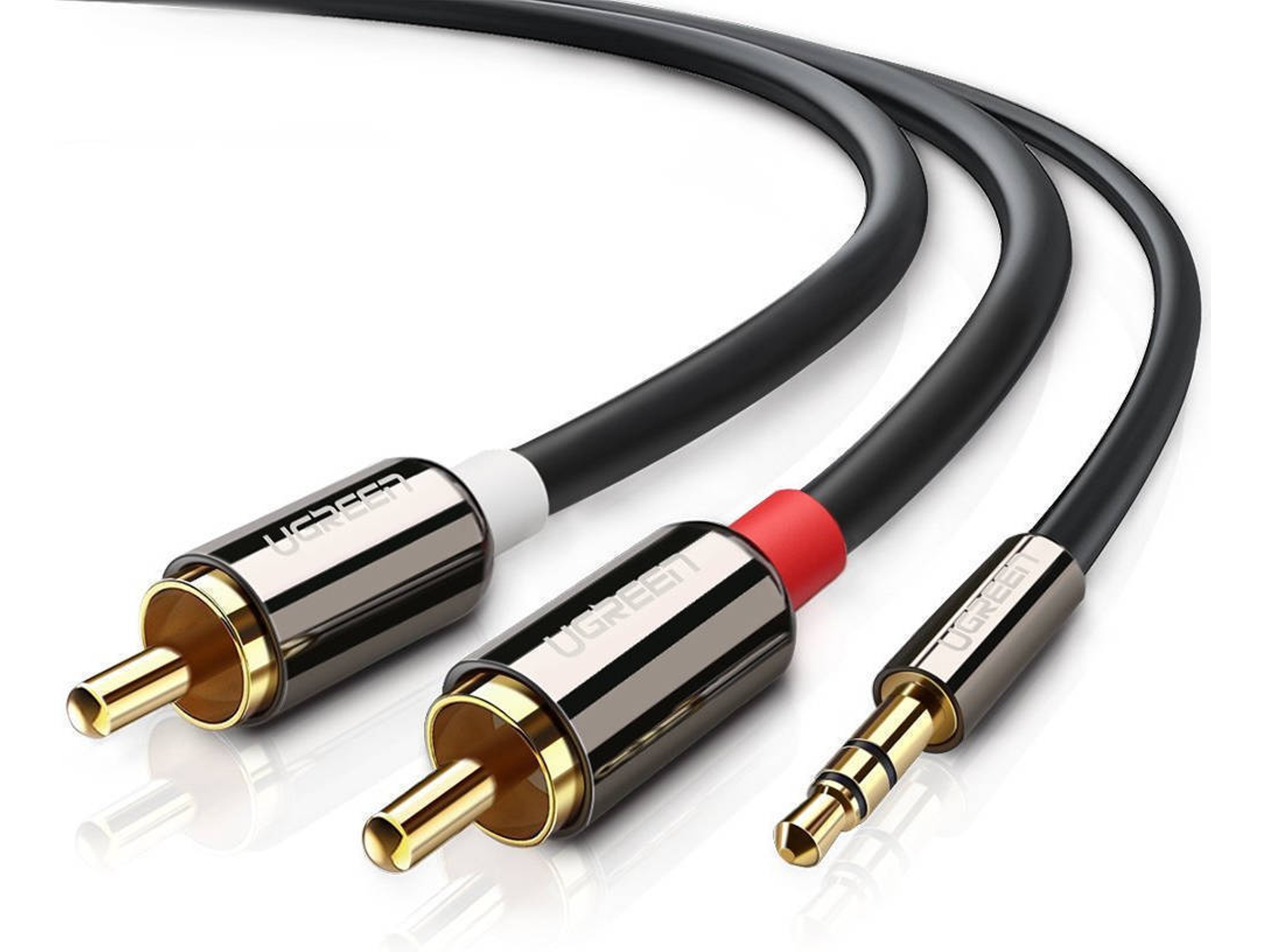 Cable de Audio UGREEN (2 m - Negro)