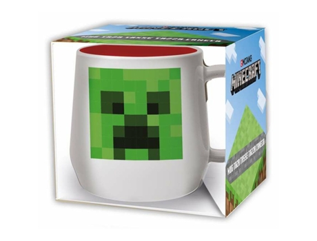 Taza con Caja Minecraft Cerámica 360 ml