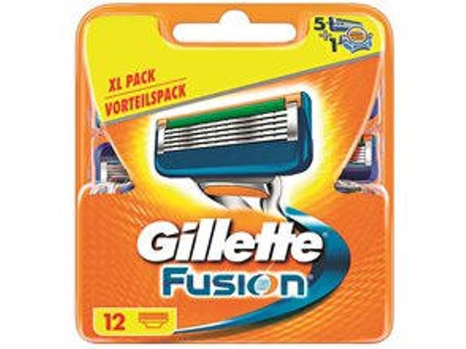 Lamina de Afeitar GILLETTE Fusion Hojilla De Afeitar Hombres 12 Pieza(S)