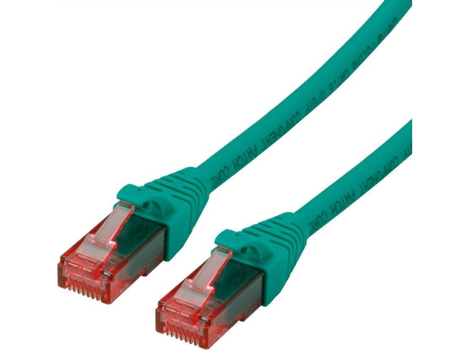 Cable de Red ROLINE (RJ45 - 1.5 m - Verde)
