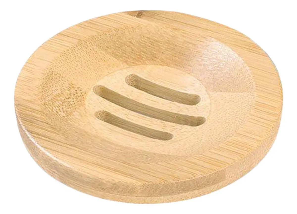 Jabonera de madera de bambú vayotoy