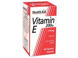 Complemento Alimentar HEALTH AID Vitamina E Natural 200 Ui 60 Cápsulas