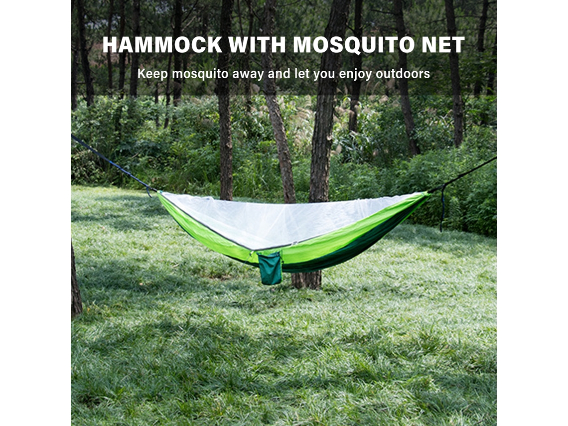 Hamaca De Camping Con Mosquitera, Capacidad De 300 Kg, Fácil Instalación, Portátil Para Uso En Exteriores.