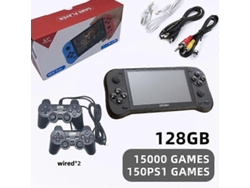 X50-max 5.1 Pulgadas Consola De Mano Compatible Con Salida De Tv Reproductor De Juegos De Consola De Videojuegos Portátil Retro Para Ps1 Gba