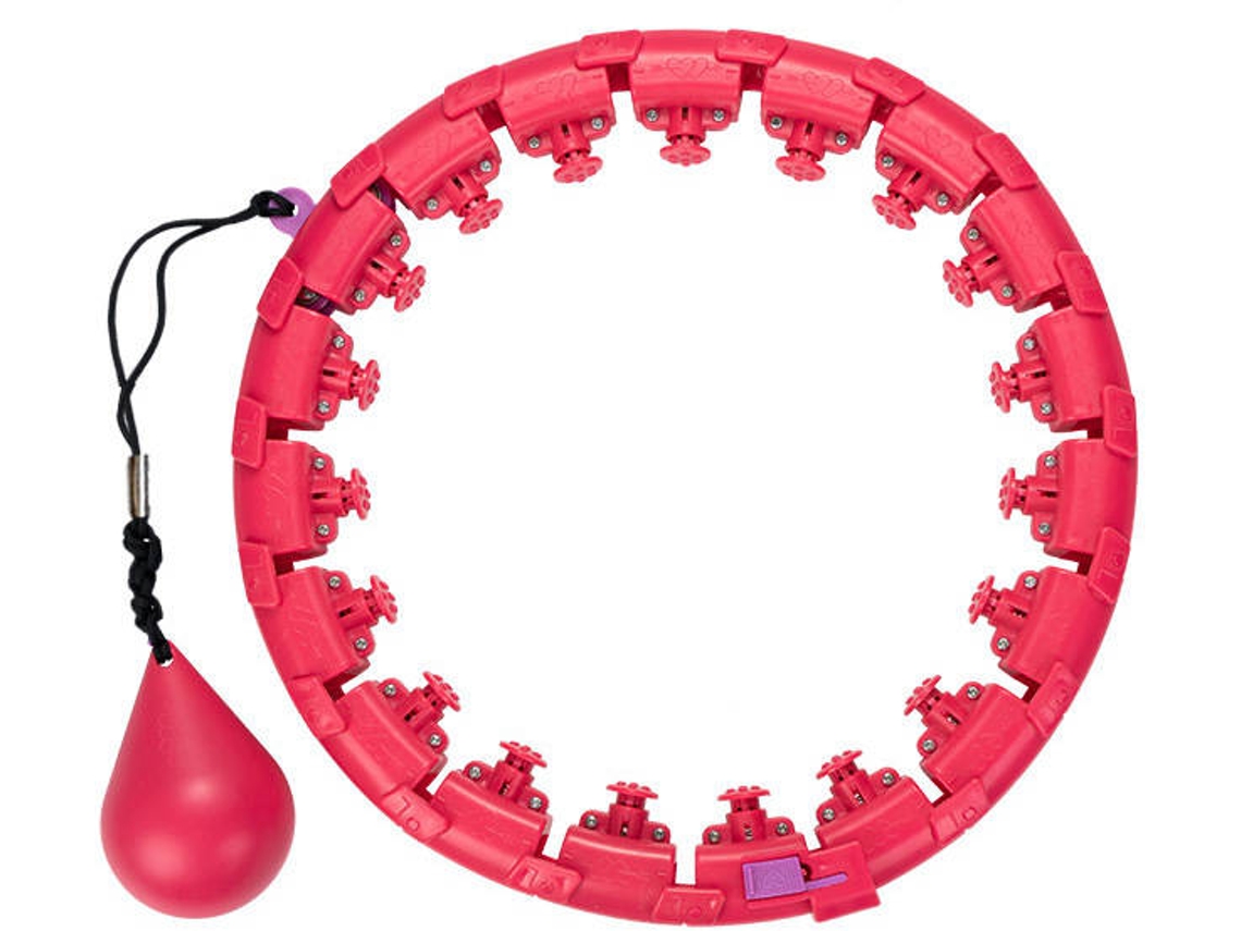 Aro de Hula para Fitness ATRUMS Extraíble HLQ-002-B Rojo