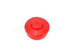 Cabezal Universal De Desbrozadora Con Alimentación Por Golpe Para Cortacésped Rojo.