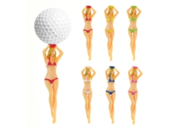 6 Piezas De Accesorios De Entrenamiento De Golf De Plástico Coloridos Para Mujeres