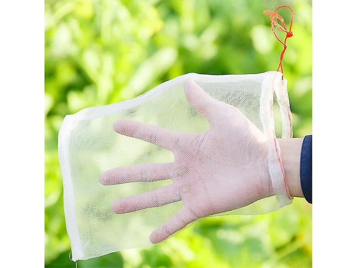 Fasst-bolsa De Red De Nylon Con Cordón Para Protección De Frutas Y Plantas Contra Insectos Y Aves En Jardín