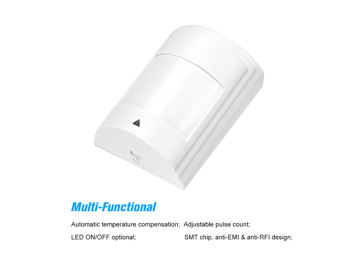 Sensor de movimiento PIR, cable gran angular, seguridad para el hogar