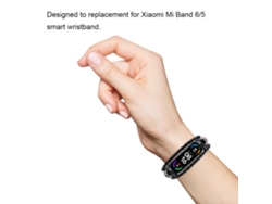 Pulseira De Substituição Para Xiaomi Mi Band 5/6/6 Nfc Pulseira De Couro Com Pérolas Estilo Étnico Diy