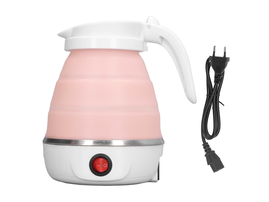 Hervidor Eléctrico Plegable De Silicona De 600 W, Apto Para Alimentos, Portátil, Ideal Para Viajes, Camping Y Uso Al Aire Libre, 0,6 L