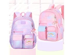 Mochila Escolar Para Niñas: Ligera, Resistente Al Agua, De Gran Capacidad Y Con Estilo.