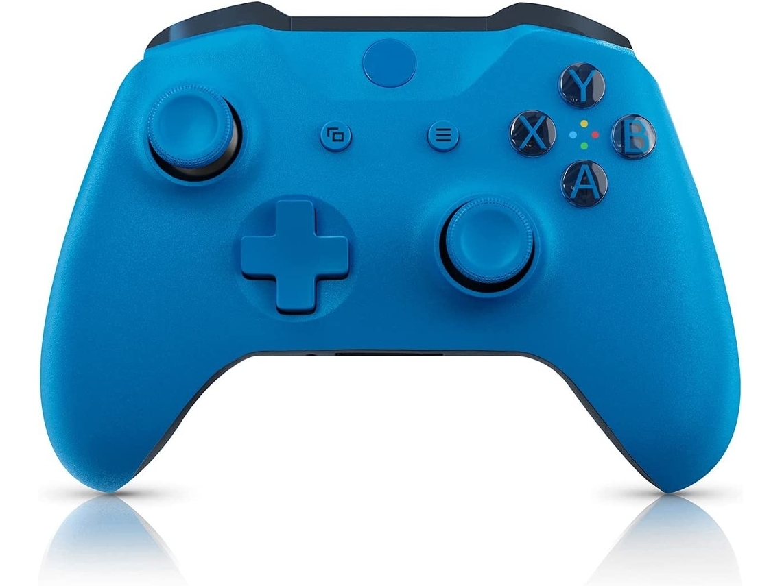 Controlador inalámbrico Xbox para Xbox One Xbox One S/X Windows 7/8/10 Gamepads inalámbricos Controlador de videojuegos con entrada de audio Azul YIZHOOD