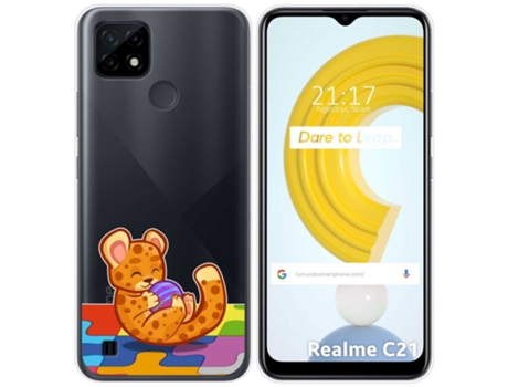 Carcasa Realme C21 TUMUNDOSMARTPHONE Dibujos Transparente Multicolor