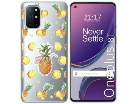 Carcasa OnePlus 8T 5G TUMUNDOSMARTPHONE Dibujos Transparente Multicolor