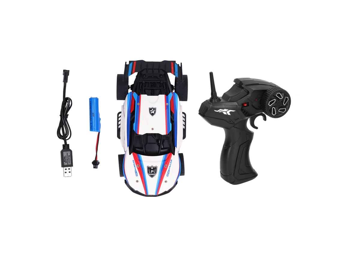 Carro De Corrida Rc 1:20 Controle Remoto 2.4g 4 Canais Tração Duas Rodas Derrapagem