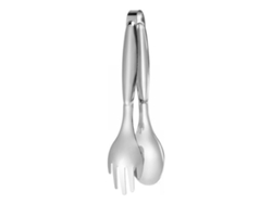 Pinzas para alimentos de acero inoxidable, pinzas Paraslowmoose