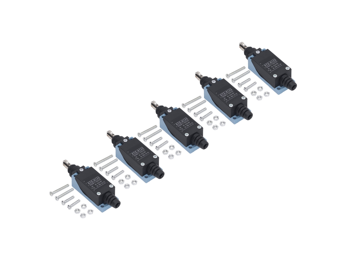 5 Piezas De Interruptor De Límite Momentáneo Con Palanca Rodante Ajustable Para Cnc, Laser, Plasma, Router 380v