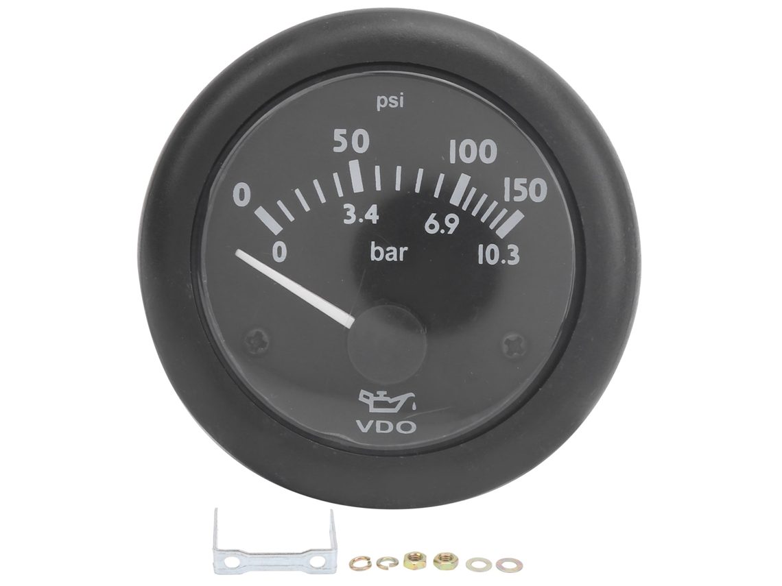 Manómetro De Presión De Aceite Diésel De 52 Mm, 0-150 Psi, 12 V Cc, Para Motor De Generador, Aguja De Plástico.