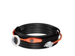 Cable calefactor de 25 m con termostato, protección IP68 para tuberías Tekmaquinas