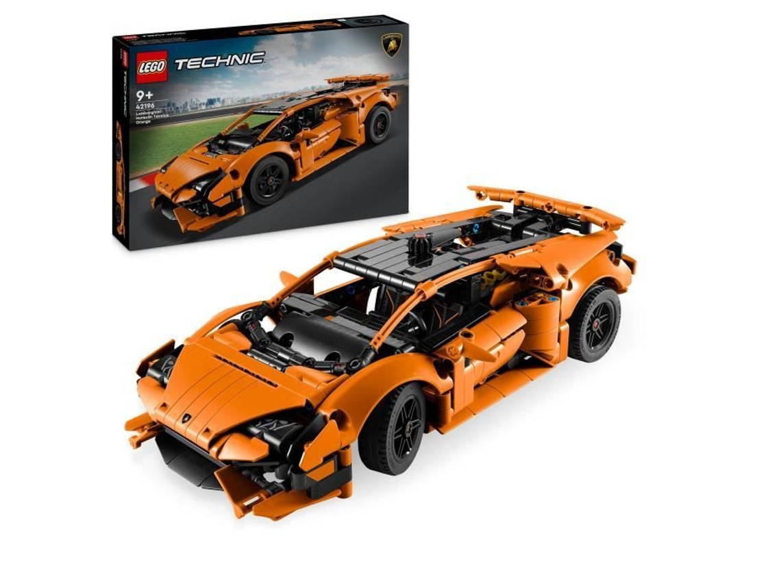 Technic 42196 Lamborghini Huracán Tecnica Carro De Brinquedo Laranja Para Crianças De 9 Anos