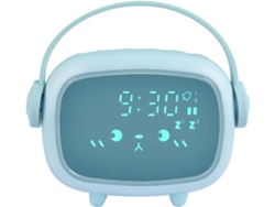 Despertador digital para niños, luz LED para niñas/niños, reloj de ángel, lámpara de mesa Kofihety (verde)