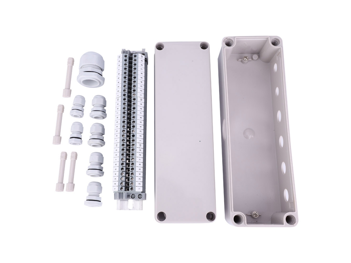 Caja De Conexiones Impermeable Ip66 Para Cables Y Alambres, Tipo Reino Unido, 250x80x85 Mm