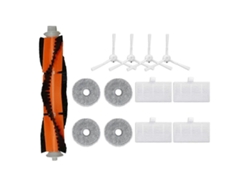 Accesorios de repuesto para S8/S8+: cepillo principal, filtro lateral, almohadilla de mopa HEPA, bolsas para polvo.