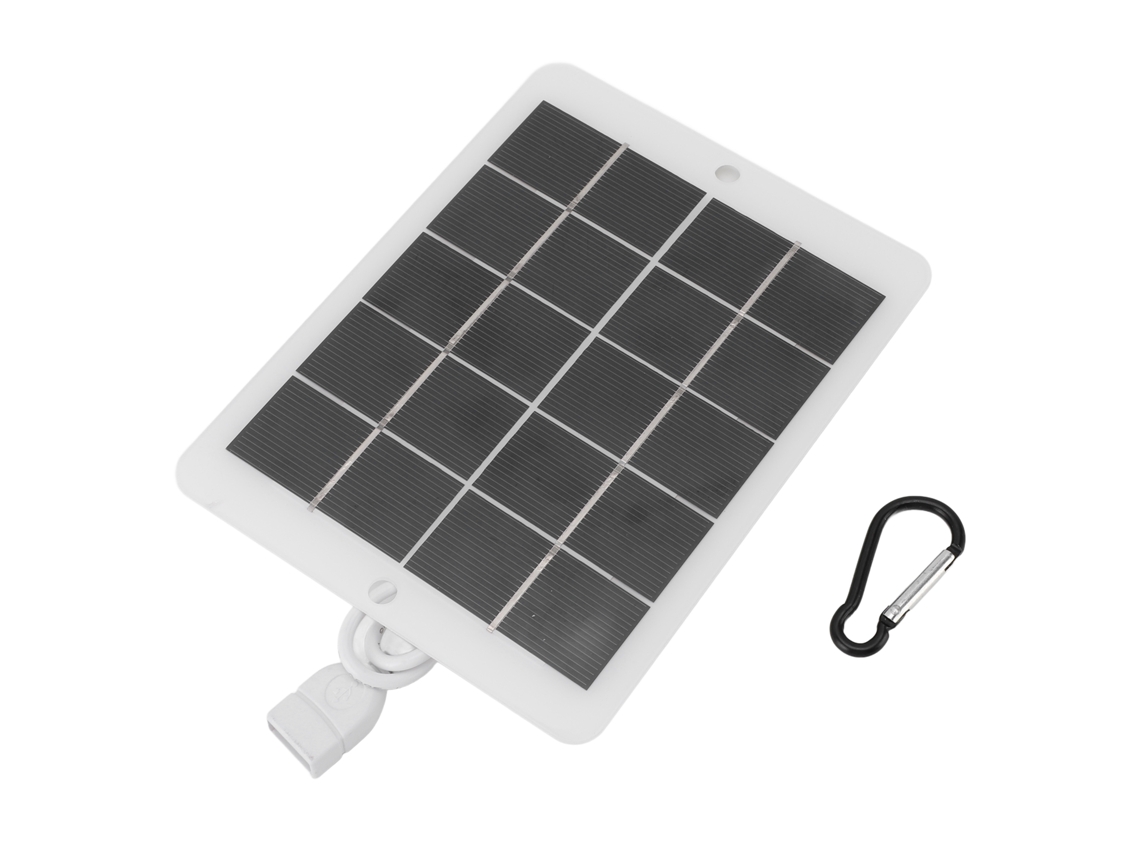 Mini Cargador Solar Portátil De Alta Eficiencia De 3w 5v Para Ciclismo, Senderismo Y Camping.