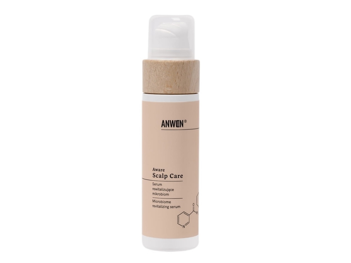 Consciente del suero revitalizante para el cuidado del cuero cabelludo? Fórmula para equilibrar el microbioma, 100 ml Anwen