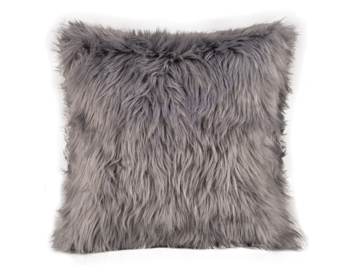 Funda De Almohada De Piel Falsa, Taupe, 50x50 Cm, Decoración Moderna