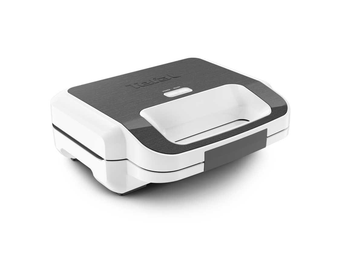 Sandwichera Tefal Snack Xl Sw7011 850 W Blanco Acero Inoxidable