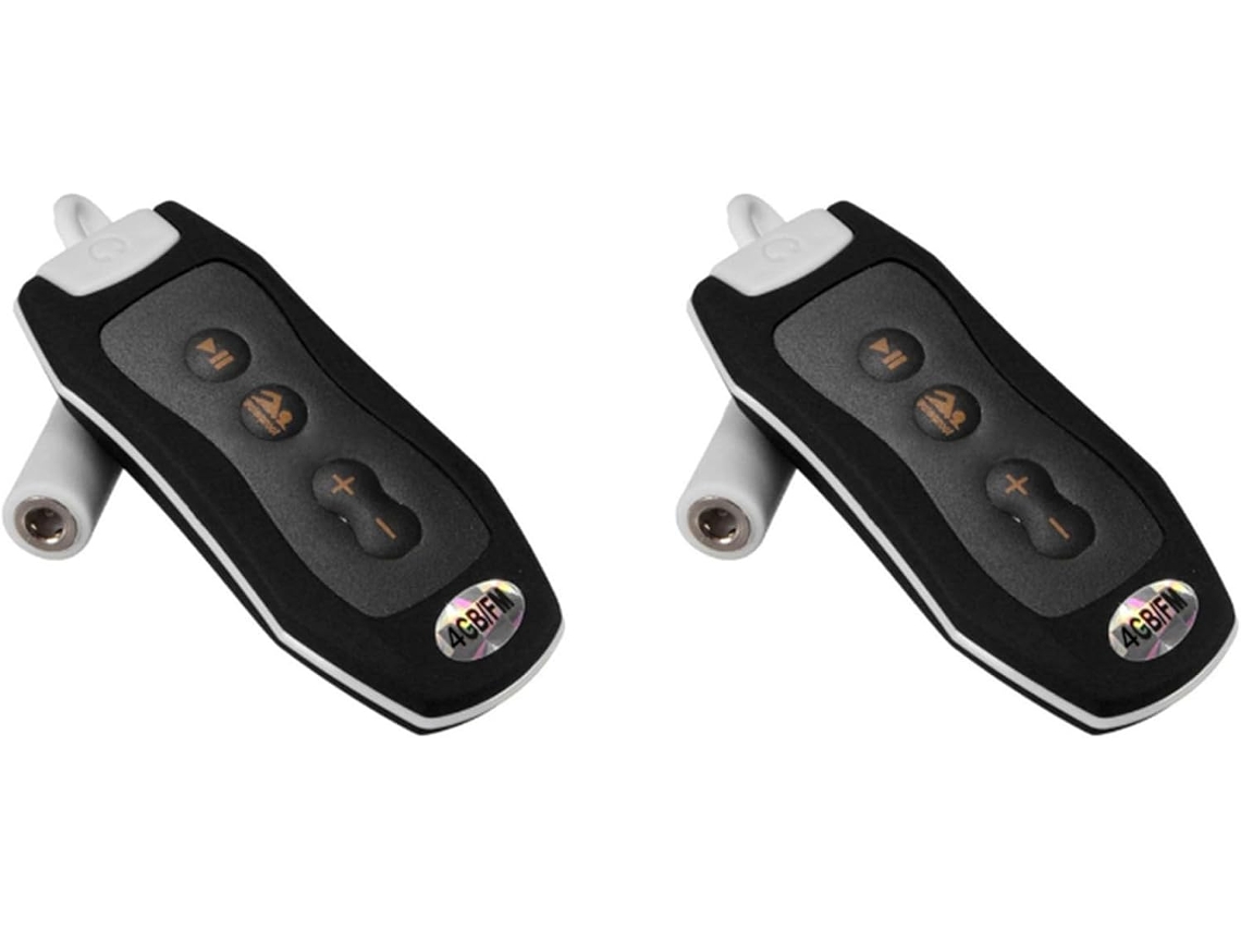 Reproductor Mp3 Impermeable 2x Ipx8 Radio Fm Sonido Estéreo Natación Buceo Surf Ciclismo Deportes Música (a)