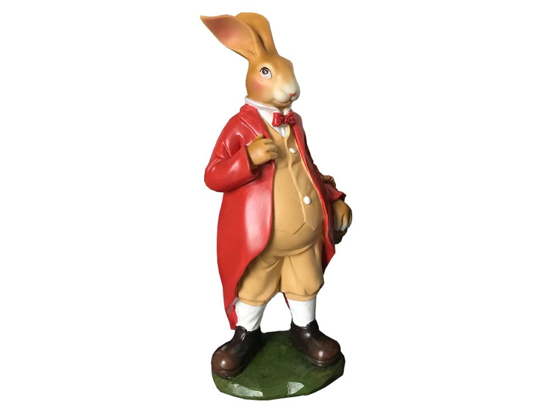 Figuras de resina para jardín de conejos y zanahorias para decoración de exteriores