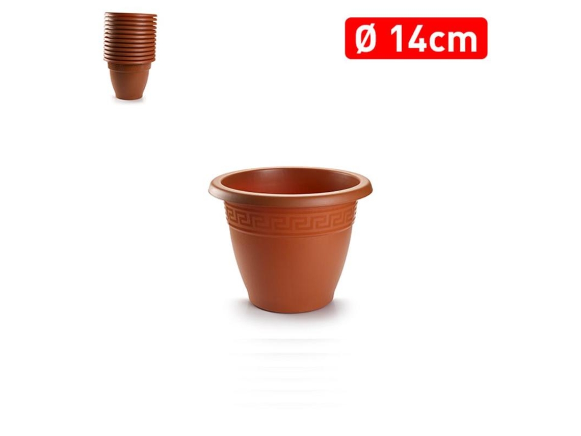 Maceta redonda 14,5x14,5x10,5 cm 11325