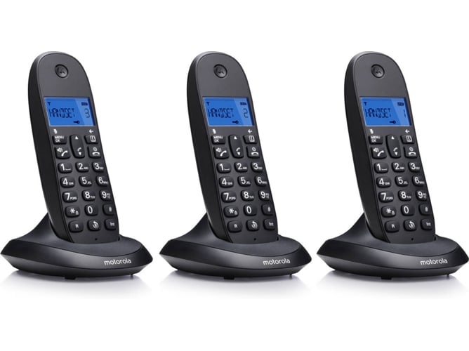 Teléfono Inalámbrico Trío MOTOROLA C1003 LB+ PR