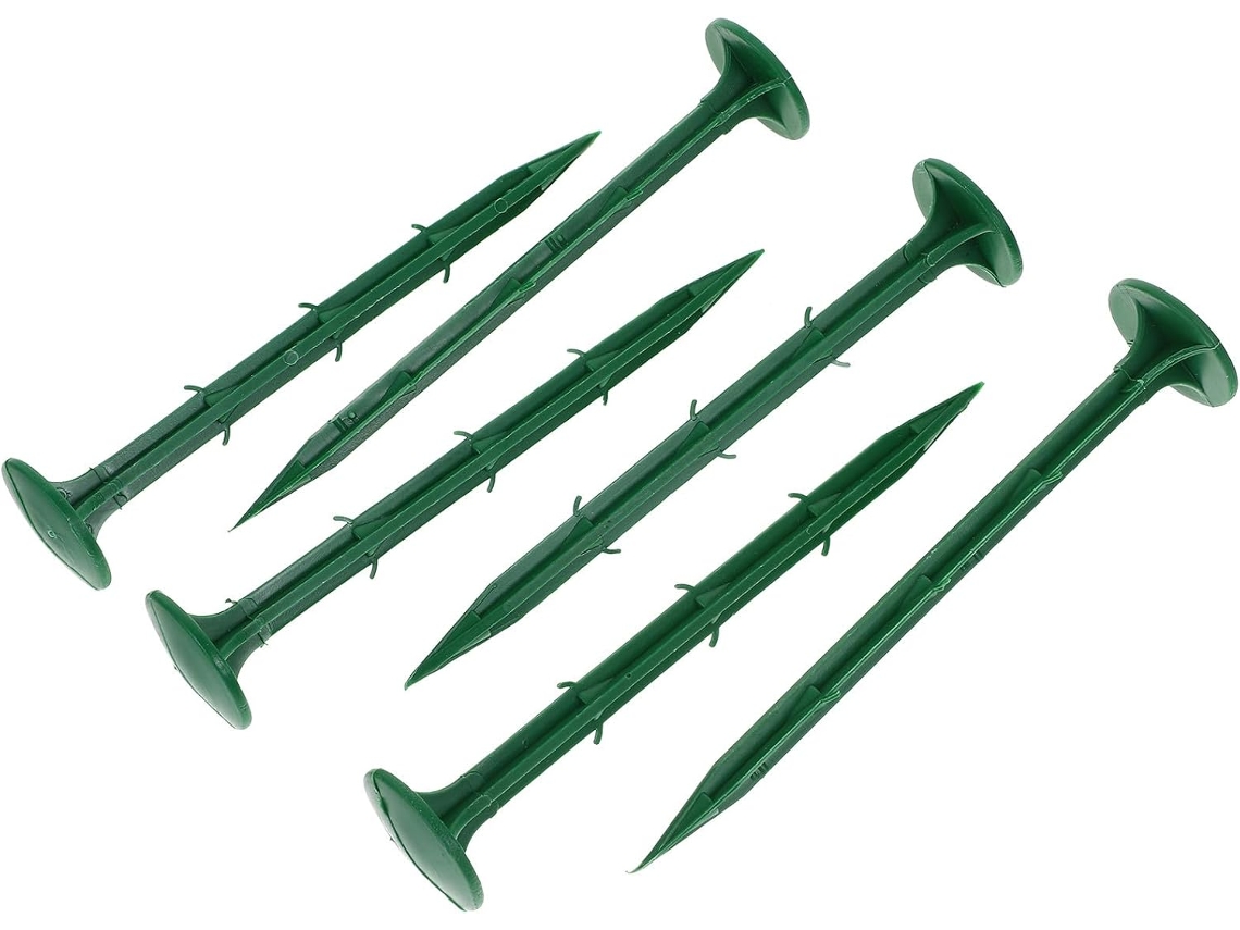 100 Estacas De Plástico Verde Para Jardín, De Alta Flexibilidad Y Gran Resistencia, Ideales Para Uso En Jardines Y