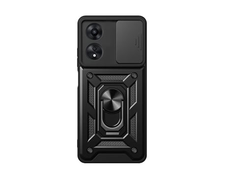 Funda Military Defender Slide Window Antiimpacto para Oppo Oppo A60 PHONECARE Negro
