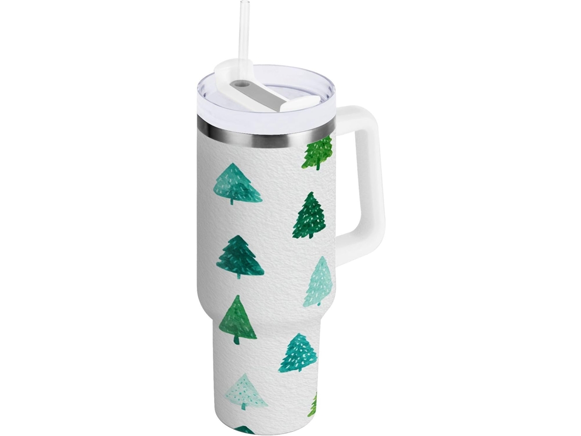 Árbol Navidad Vaso Botella Taza Acero Inoxidable - Vaso Térmico Portátil