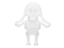 Pendrive Usb Cute Calavera Miniatura Forma Divertida Memoria 2gb Blanco Flash Drive Regalo