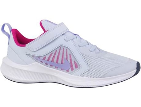 Zapatillas Deportivas NIKE Downshifter 10 Niños (Blanco -Material Sintético -35)