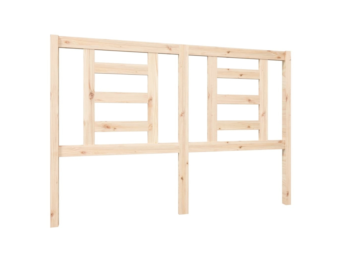 Cabecero de cama 146x4x100 cm Pino macizo MAISON EXCLUSIVE